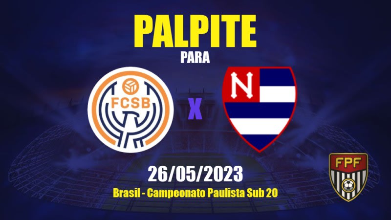 Palpite SKA Brasil Sub20 x Nacional SP Sub20: 26/05/2023 - Campeonato Paulista Sub 20