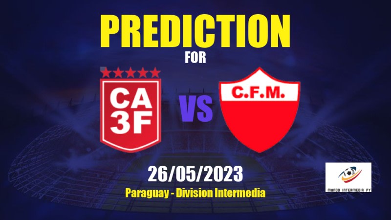 3 de Febrero vs Fernando de la Mora Betting Tips: 26/05/2023 - Matchday 10 - Paraguay Division Intermedia