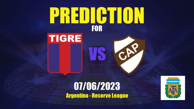 Tigre Res. vs Platense Res. Betting Tips: 07/06/2023 - Matchday 20 - Argentina Reserve League