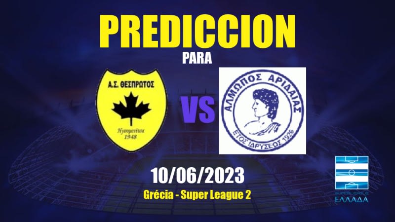 Predicciones Thesprotos vs Almopos: 10/06/2023 - Grecia Super League 2