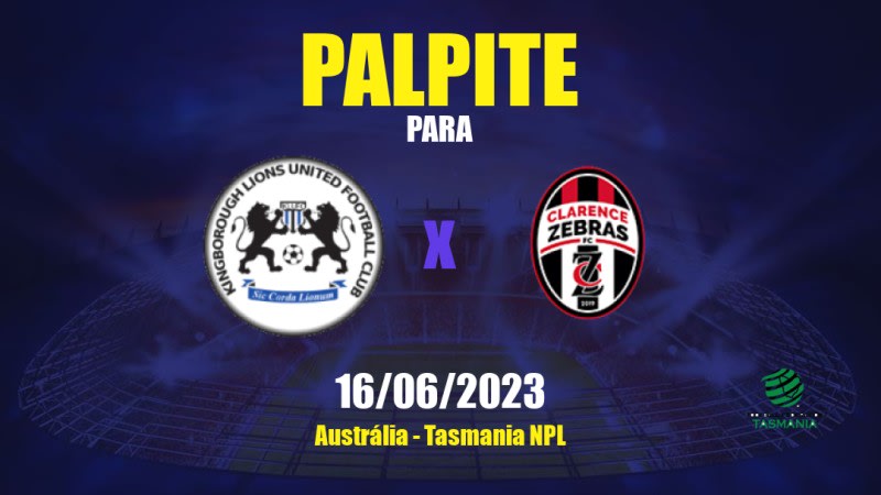 Palpite Kingborough Lions x Clarence Zebras: 17/06/2023 - Tasmania NPL