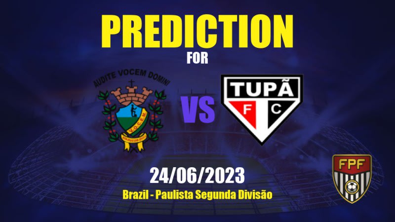 VOCEM vs Tupã Betting Tips: 24/06/2023 - Matchday 10 - Brazil Paulista Segunda Divisão