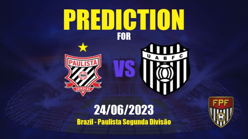 Paulista vs União Barbarense Betting Tips: 24/06/2023 - Matchday 10 - Brazil Paulista Segunda Divisão