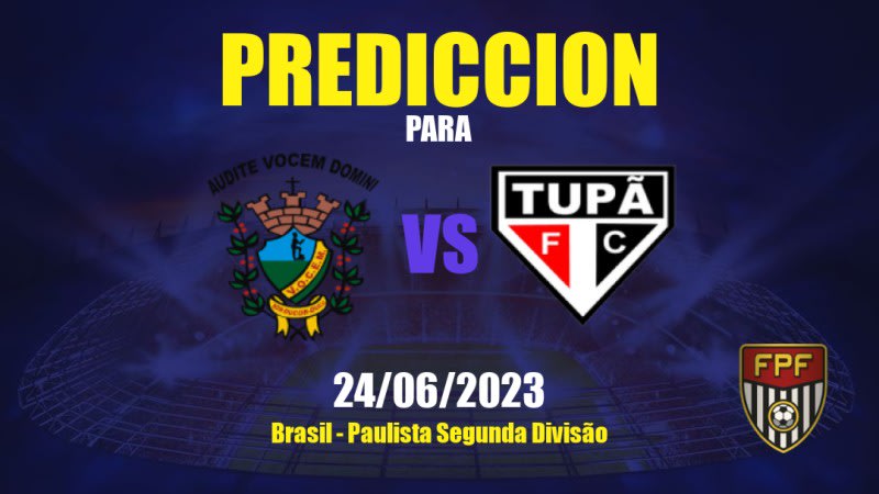 Predicciones VOCEM vs Tupã: 24/06/2023 - Brasil Paulista Segunda Divisão