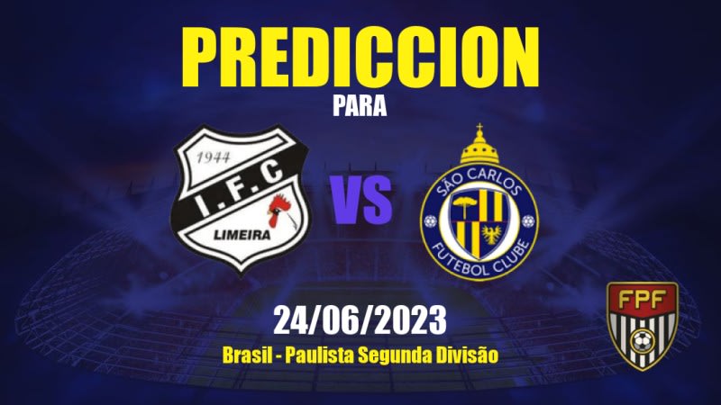 Predicciones Independente SP vs São Carlos: 24/06/2023 - Brasil Paulista Segunda Divisão