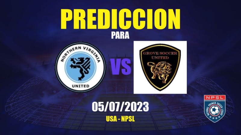 Predicciones Northern Virginia United vs Grove Soccer United: 05/07/2023 - Estados Unidos de América NPSL