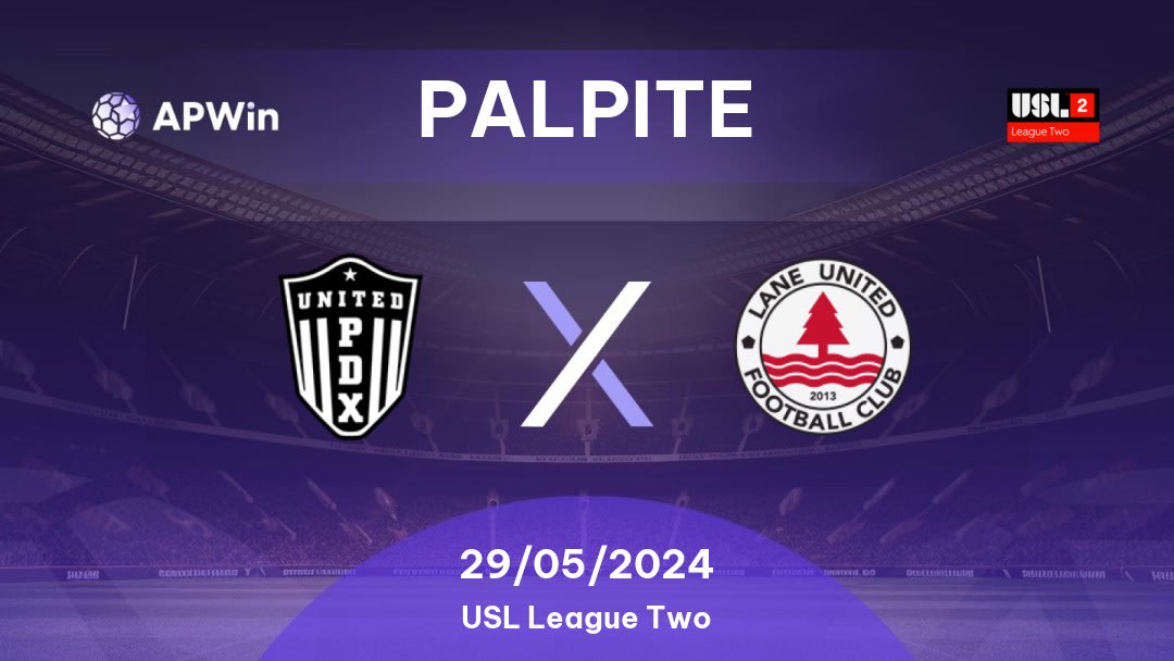 Palpite United PDX x Lane United: 08/07/2023 - USL League Two