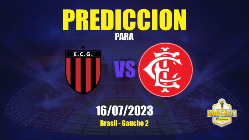 Predicciones Guarani RS vs Inter Santa Maria: 16/07/2023 - Brasil Gaucho 2