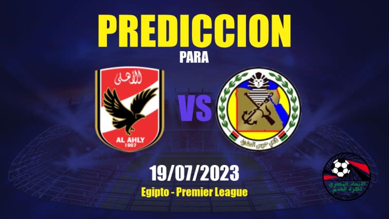 Predicciones Al Ahly vs Haras El Hodood: 19/07/2023 - Egipto Premier League