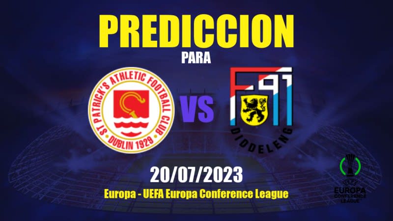 Predicciones St Patrick's Athl. vs F91 Dudelange: 20/07/2023 - Europa UEFA Europa Conference League
