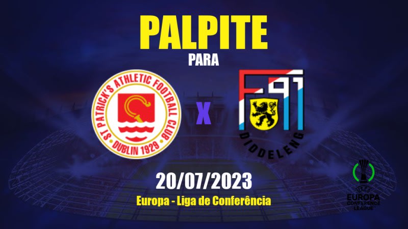 Palpite St Patrick's Athl. x F91 Dudelange: 20/07/2023 - Liga de Conferência