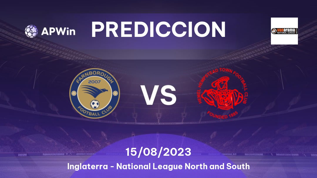 Predicciones Farnborough vs Hemel Hempstead Town: 10/12/2022 - Inglaterra National League North and South