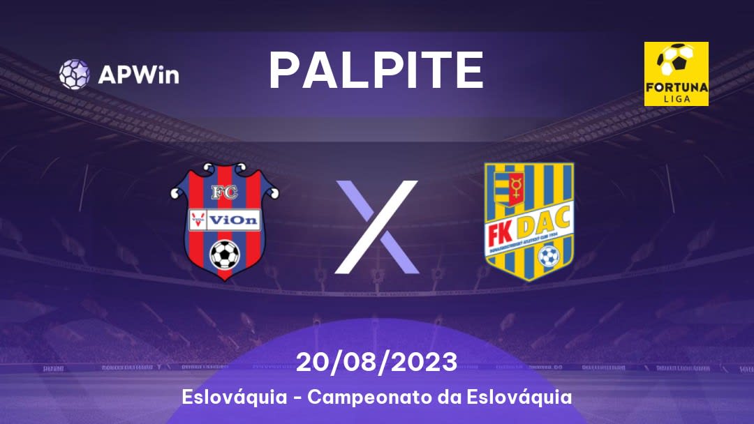 Palpite Zlaté Moravce x DAC: 14/10/2022 - Eslováquia Super Liga