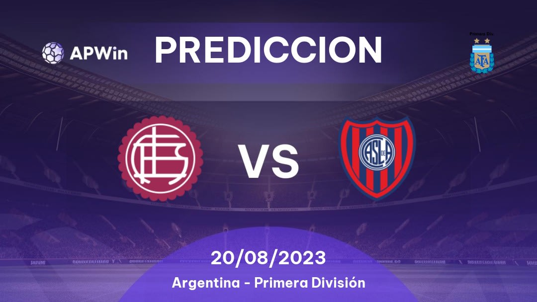 Predicciones Lanús vs San Lorenzo: 05/02/2023 - Argentina Primera División