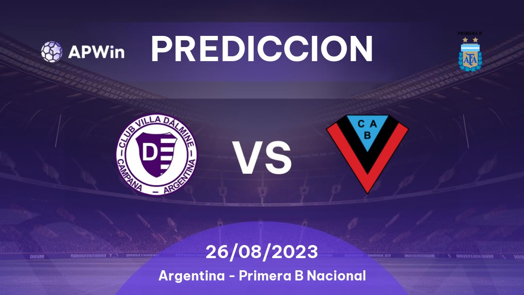 Predicciones para Villa Dálmine vs Brown de Adrogué: 01/10/2022 - Argentina Primera B Nacional