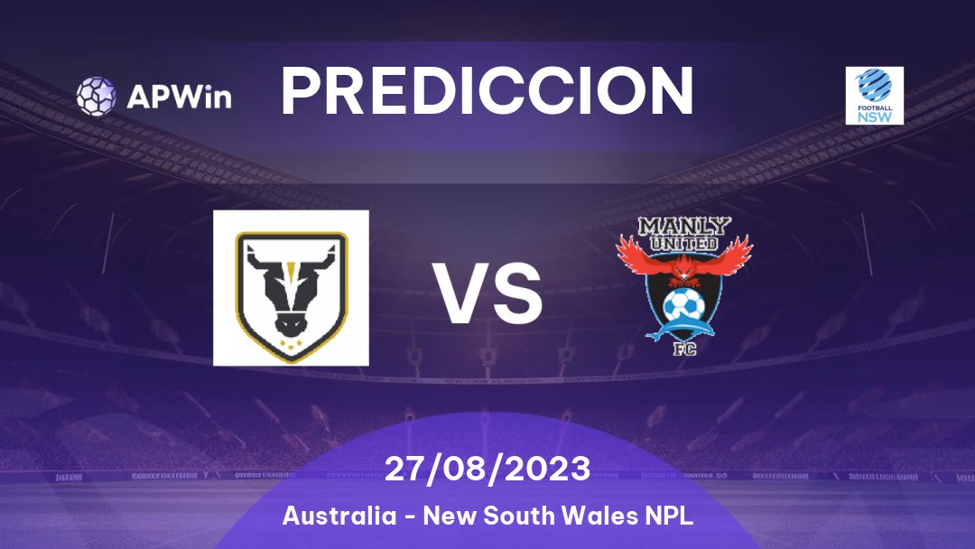 Predicciones Bulls Academy vs Manly United: 27/08/2023 - Australia New South Wales NPL