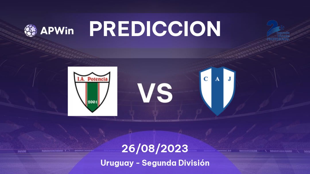 Predicciones Potencia vs Juventud: 26/08/2023 - Uruguay Segunda División