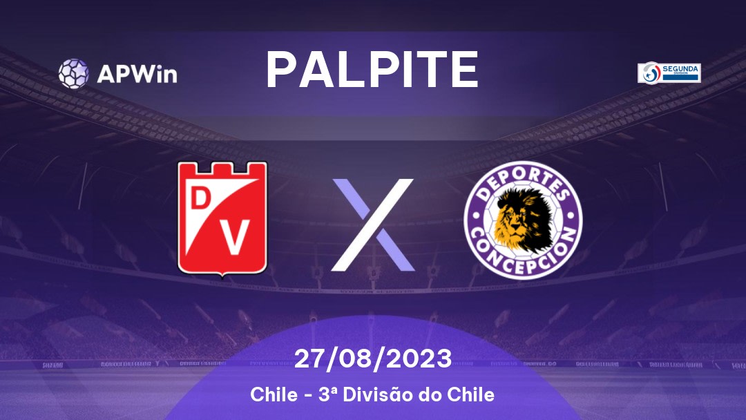 Palpite Deportes Valdivia x Concepción: 27/08/2023 - 3ª Divisão do Chile