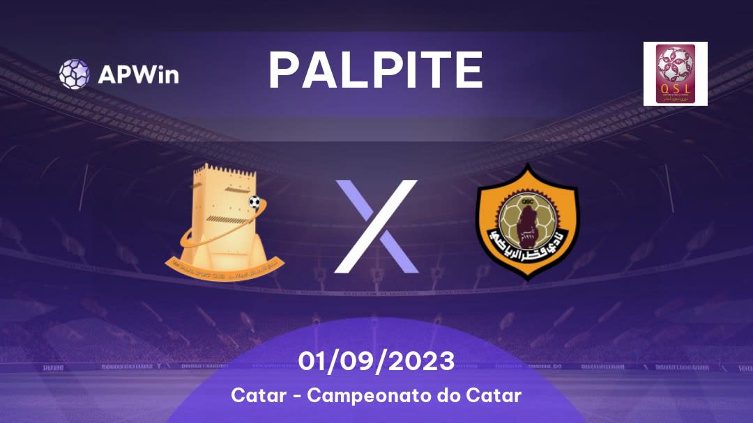 Palpite Umm Salal x Qatar SC: 08/05/2023 - Campeonato do Catar