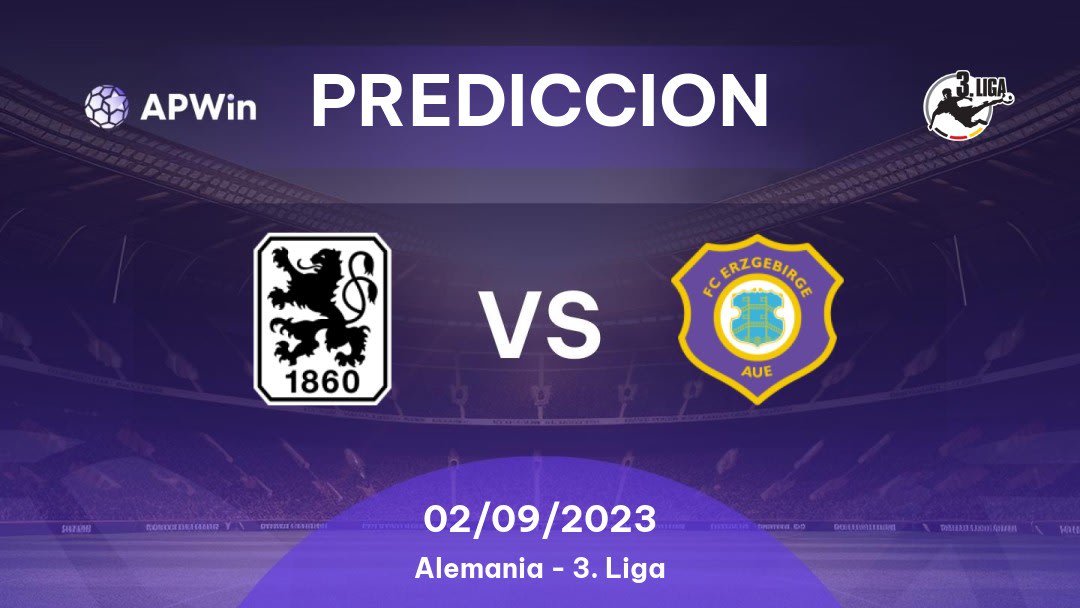 Predicciones para 1860 München vs Erzgebirge Aue: 16/09/2022 - Alemania 3. Liga