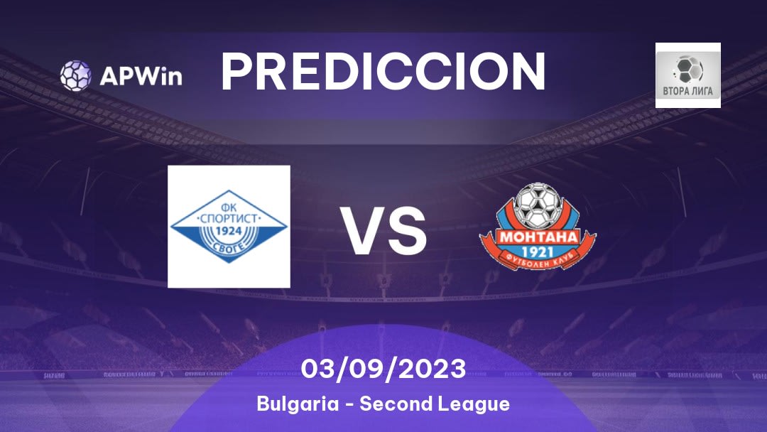 Predicciones Sportist Svoge vs Montana: 03/09/2023 - Bulgaria Second League