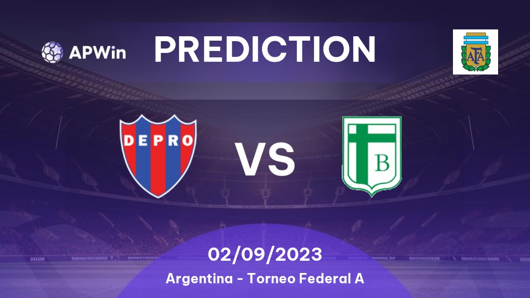 Def. de Pronunciamiento vs Sportivo Belgrano Betting Tips: 08/10/2022 - Matchday 33 - Argentina Torneo Federal A