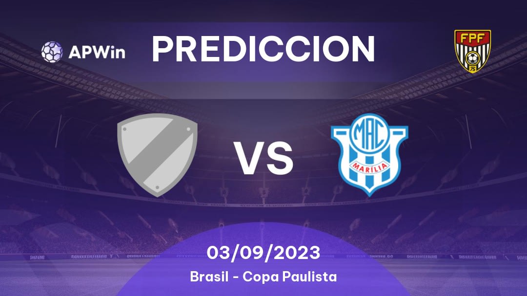 Predicciones Mirassol B vs Marília: 03/09/2023 - Brasil Copa Paulista