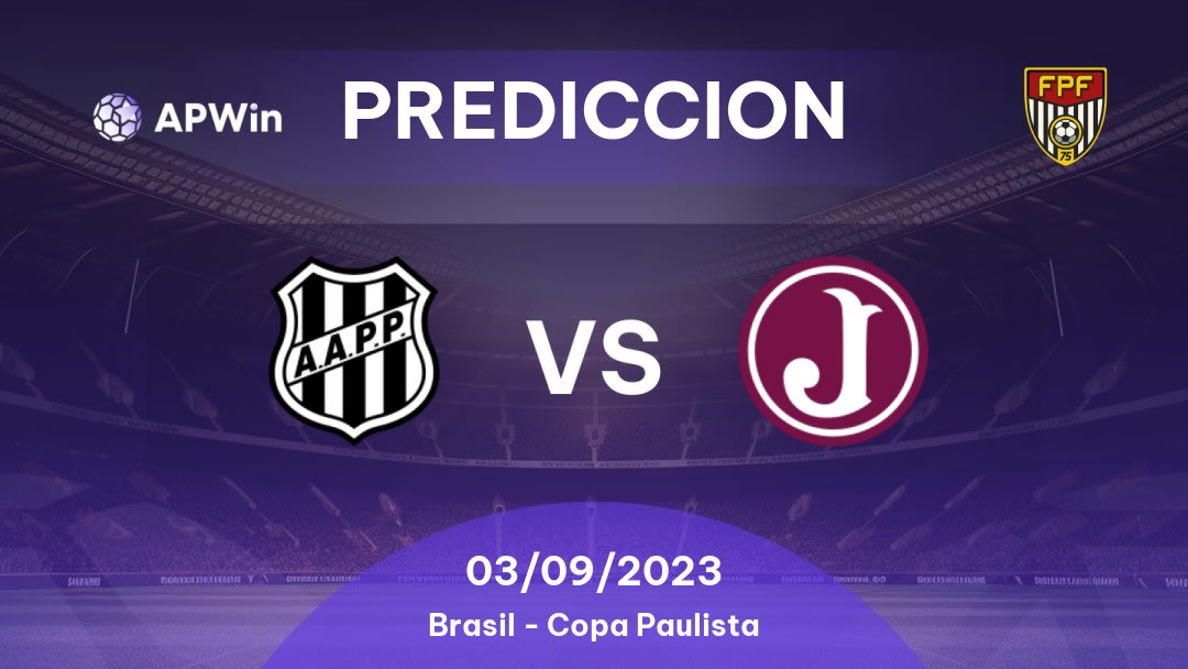 Predicciones Ponte Preta B vs CA Juventus: 03/09/2023 - Brasil Copa Paulista
