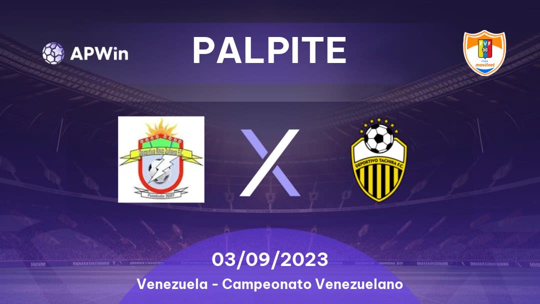 Palpite Rayo Zuliano x Deportivo Táchira: 03/09/2023 - Campeonato Venezuelano