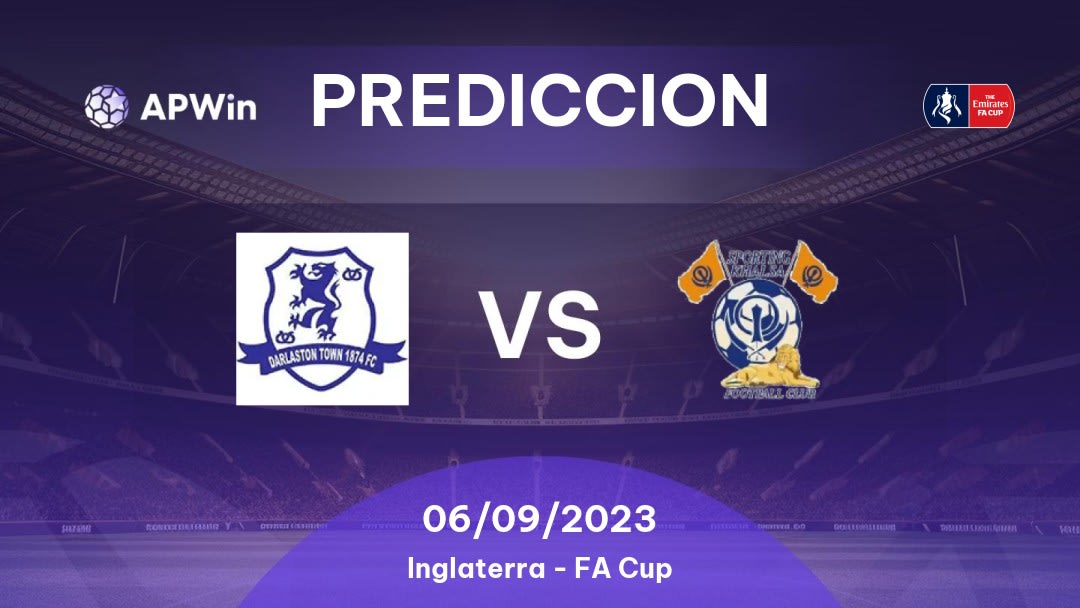 Predicciones Darlaston Town vs Sporting Khalsa: 06/09/2023 - Inglaterra FA Cup