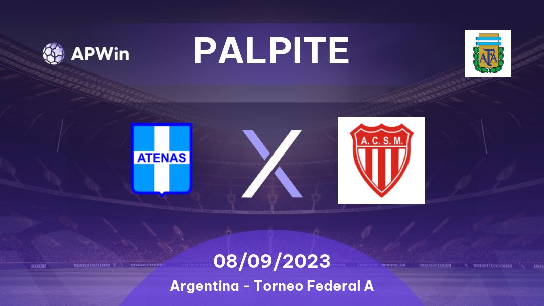 Palpite Atenas x San Martín Mendoza: 08/09/2023 - Torneo Federal A