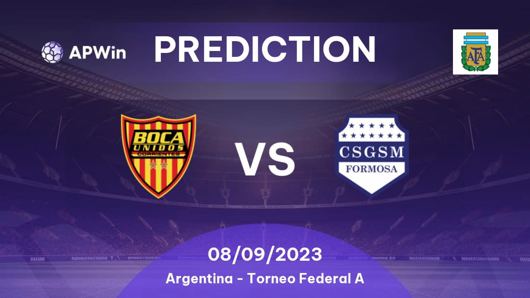 Boca Unidos vs San Martín Formosa Betting Tips: 03/09/2022 - Matchday 28 - Argentina Torneo Federal A