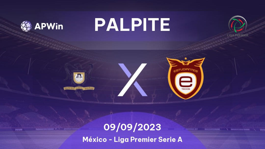 Palpite UA Zacatecas x Estudiantes Tecos: 03/09/2022 - México Liga Premier Serie A