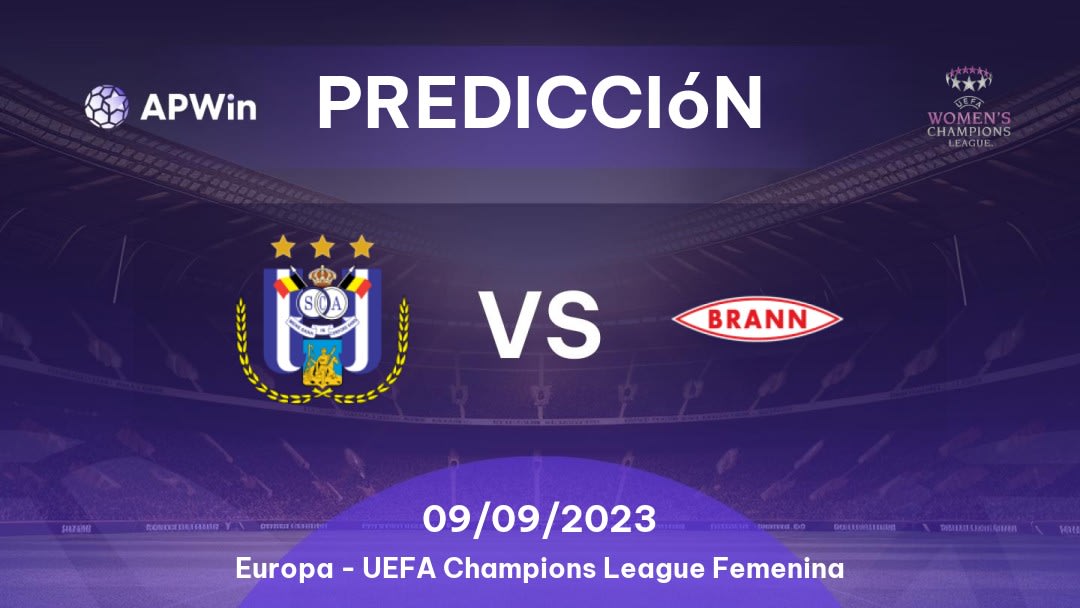 Predicciones Anderlecht Femenino vs Brann Femenino: 09/09/2023 - Europa UEFA Women's Champions League