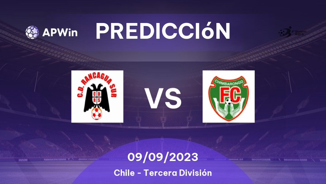 Predicciones Rancagua Sur vs Chimbarongo: 09/09/2023 - Chile Tercera División