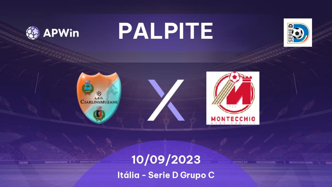 Palpite Cjarlins Muzane x Montecchio Maggiore: 07/05/2023 - Serie D Grupo C