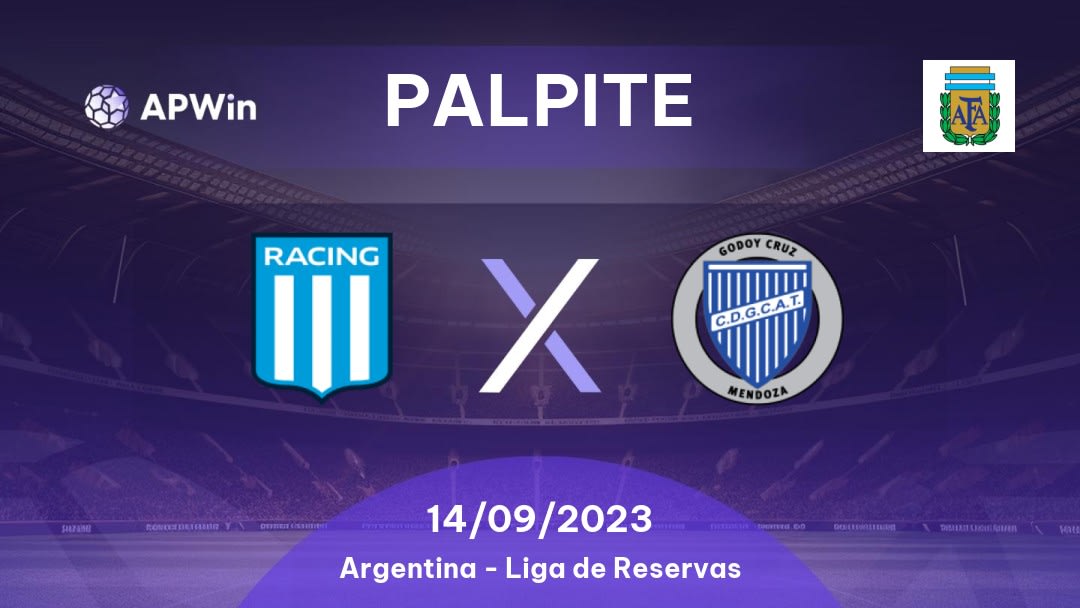 Palpite Racing Club Res. x Godoy Cruz Res.: 03/03/2023 - Liga de Reservas