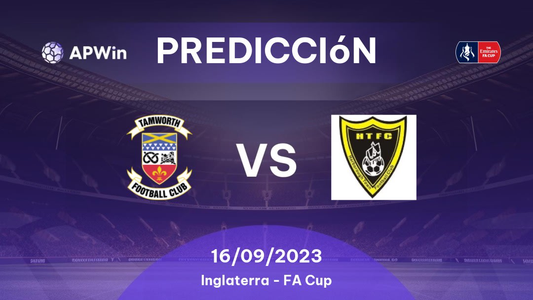 Predicciones Tamworth vs Harborough Town: 16/09/2023 - Inglaterra FA Cup