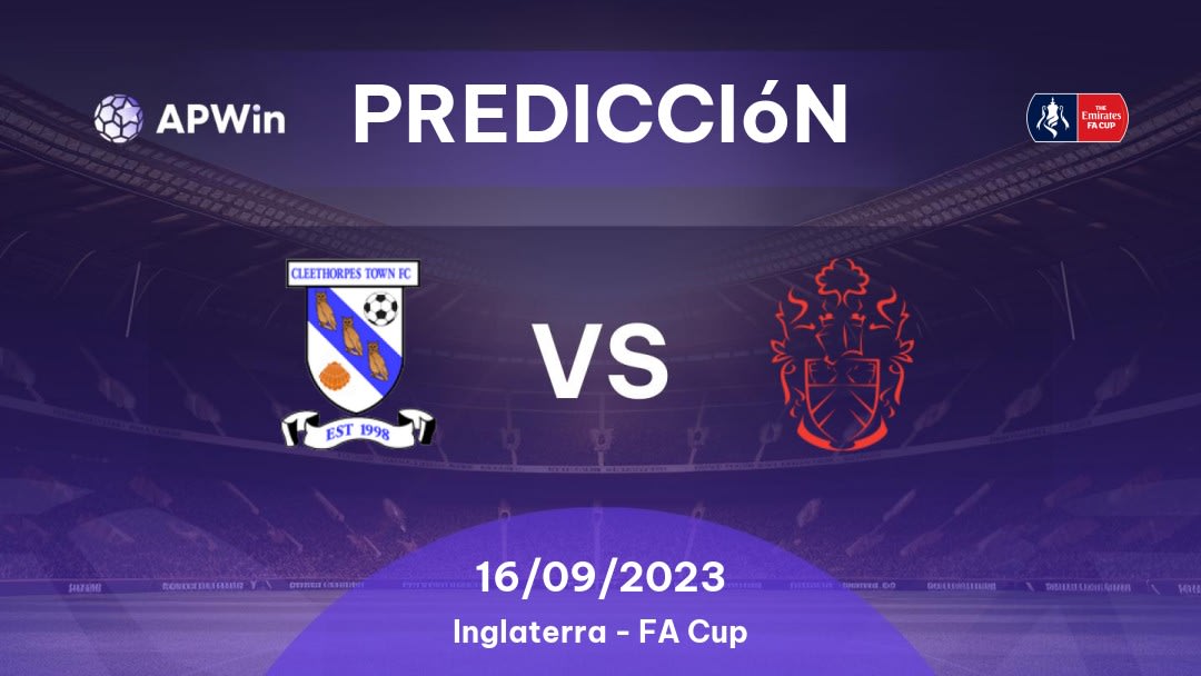 Predicciones Cleethorpes Town vs Alfreton Town: 16/09/2023 - Inglaterra FA Cup