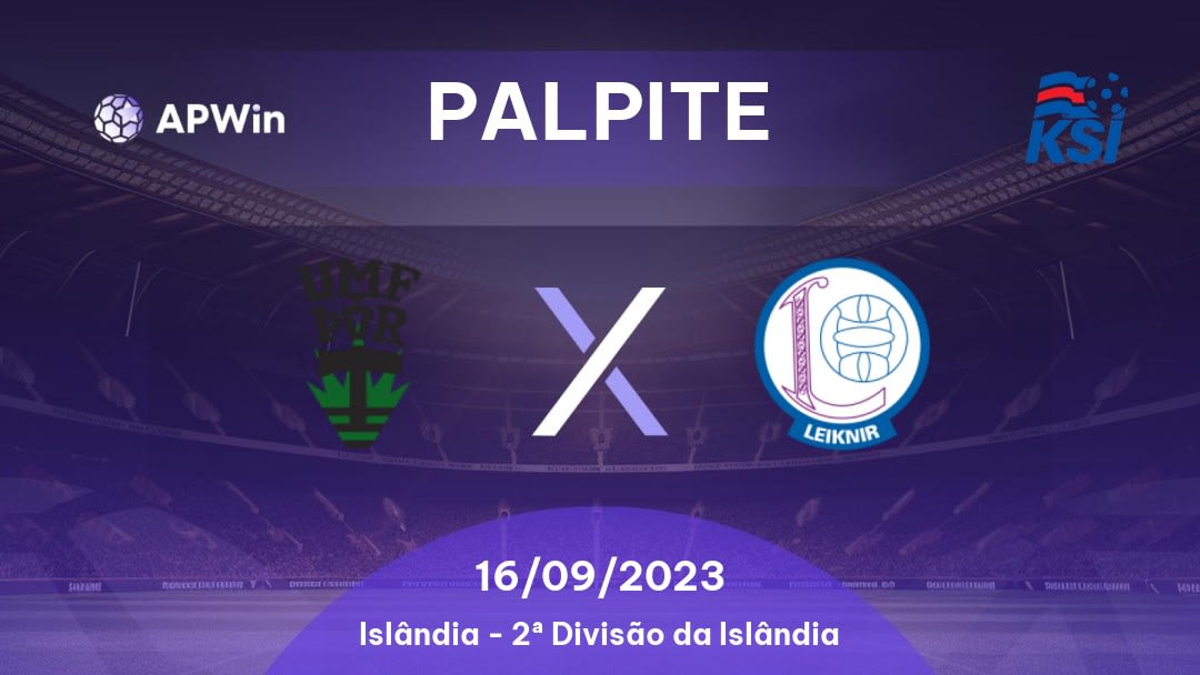 Palpite Ægir x Leiknir Reykjavík: 16/09/2023 - 2ª Divisão da Islândia