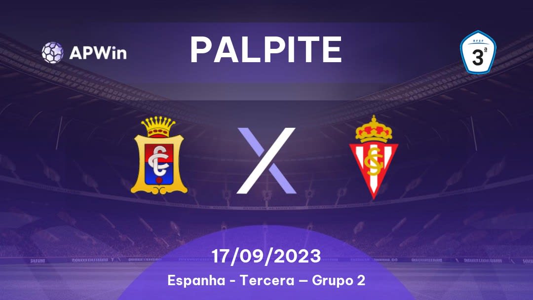 Palpite Condal Club x Sporting Gijón II: 17/09/2023 - Tercera — Grupo 2