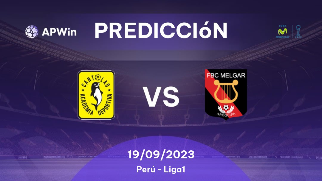 Predicciones Academia Cantolao vs Melgar: 19/09/2023 - Perú Primera División