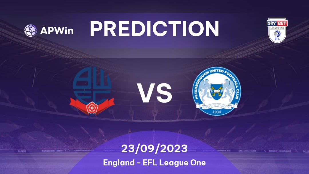 Bolton Wanderers vs Peterborough United Betting Tips: 17/09/2022 - Matchday 10 - England EFL League One