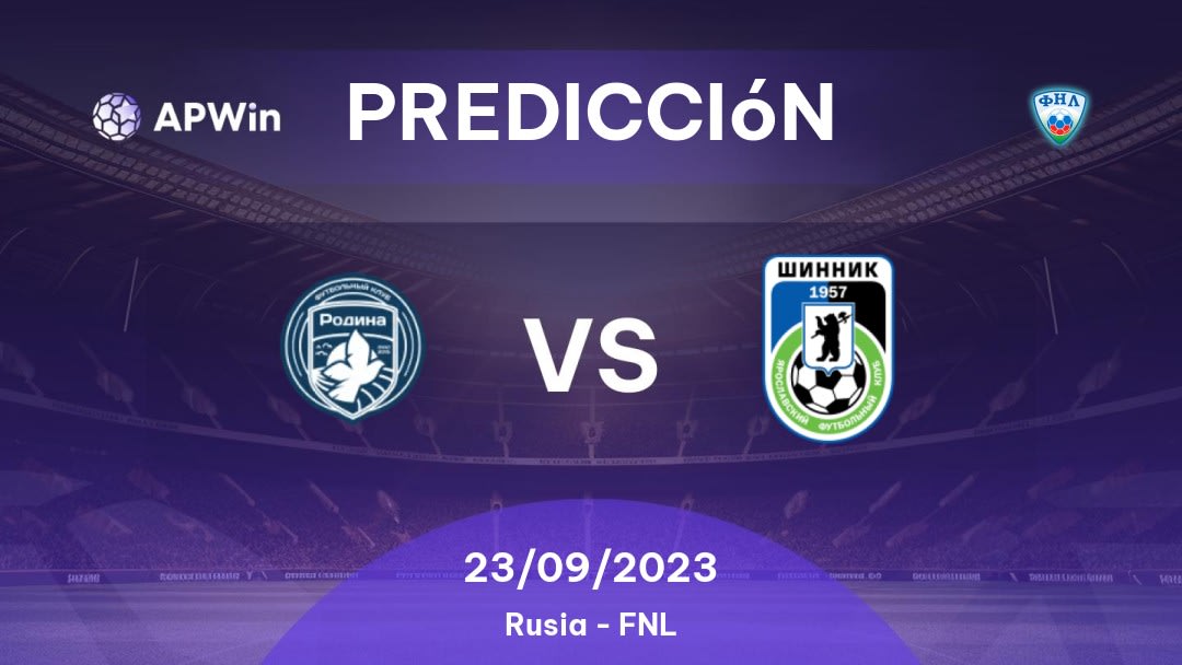 Predicciones Rodina Moskva vs Shinnik: 05/03/2023 - Rusia FNL