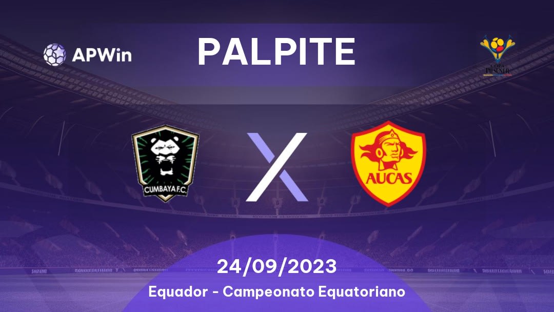 Palpite Cumbayá x SD Aucas: 02/10/2022 - Equador Primera Categoria Serie A