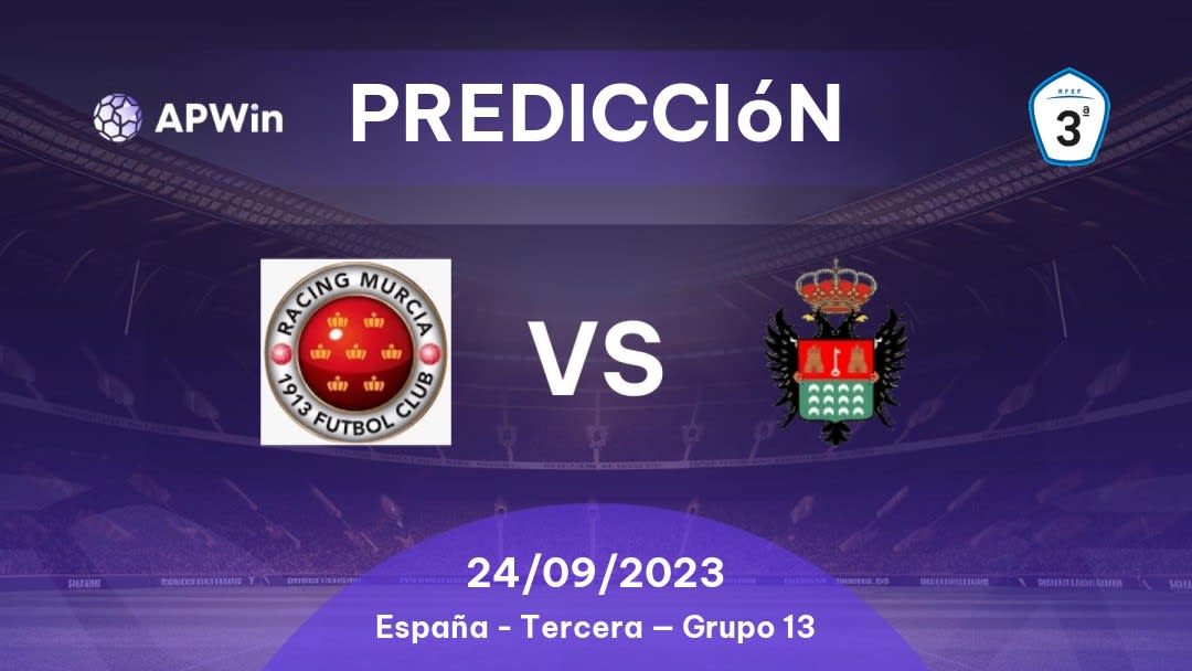 Predicciones para Racing Murcia vs Atlético Pulpileño: 20/11/2022 - España Tercera — Grupo 13