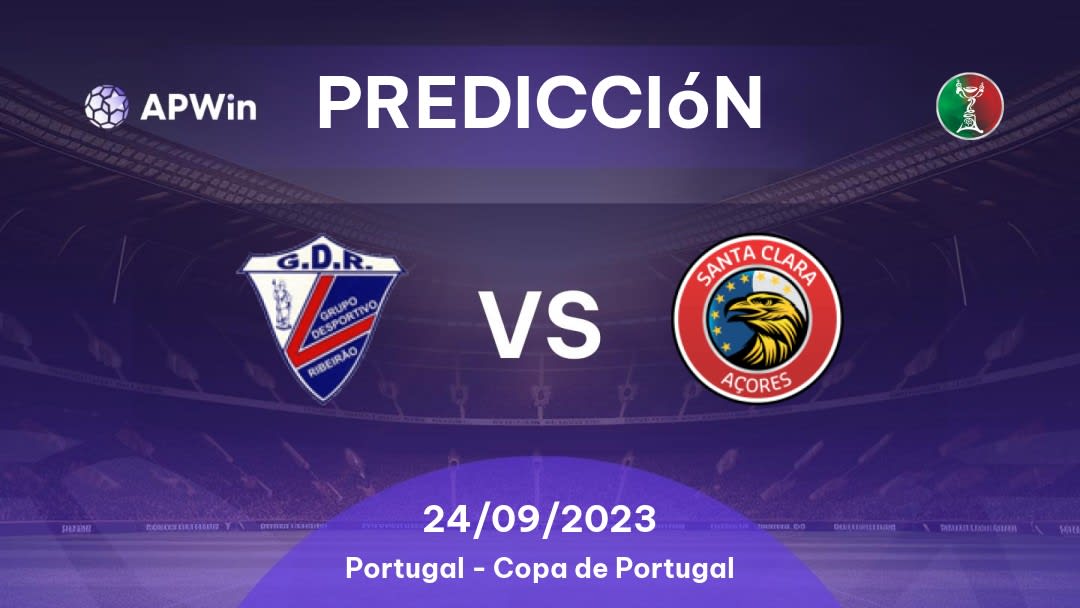 Predicciones Ribeirão vs Santa Clara: 24/09/2023 - Portugal Taça de Portugal