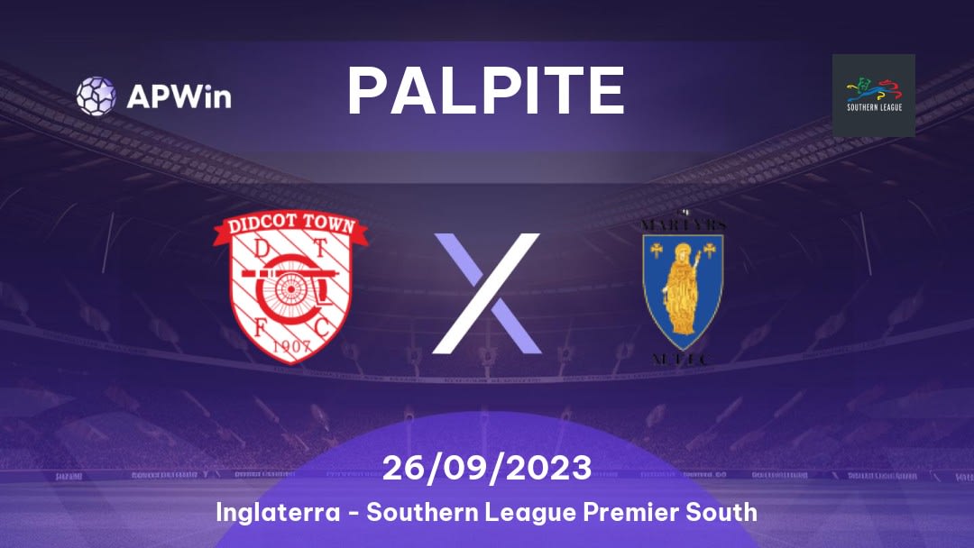 Palpite Didcot Town x Merthyr Town: 26/09/2023 - Southern League Premier South