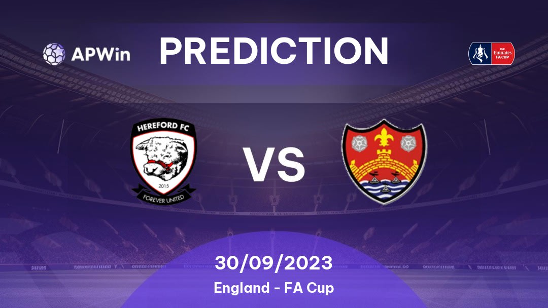 Hereford vs Cambridge City Betting Tips: 30/09/2023 - Matchday 5 - England FA Cup