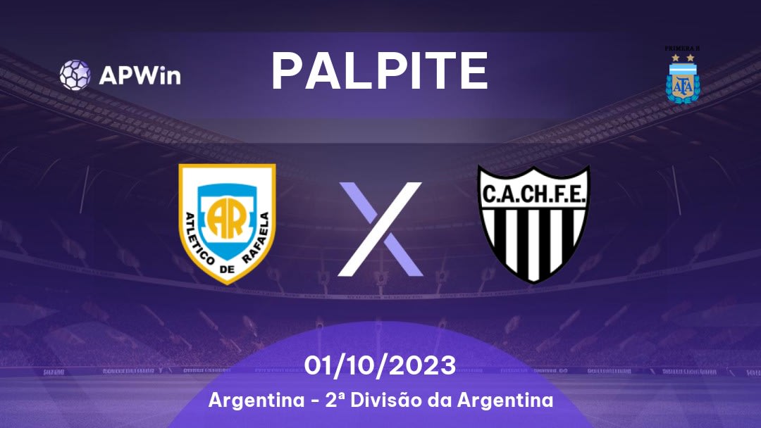 Palpite Atlético Rafaela x Chaco For Ever: 01/10/2023 - 2ª Divisão da Argentina